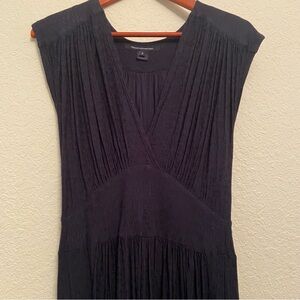 French Connection Navy V Mini Dress 90s vintage
